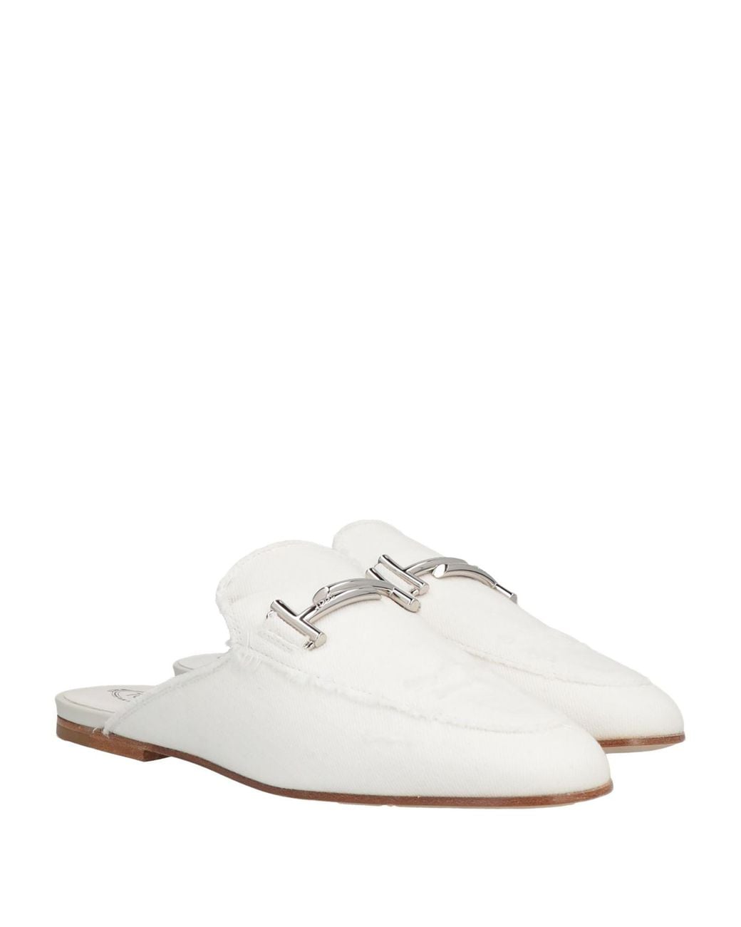 Tod's White Mules & Clogs