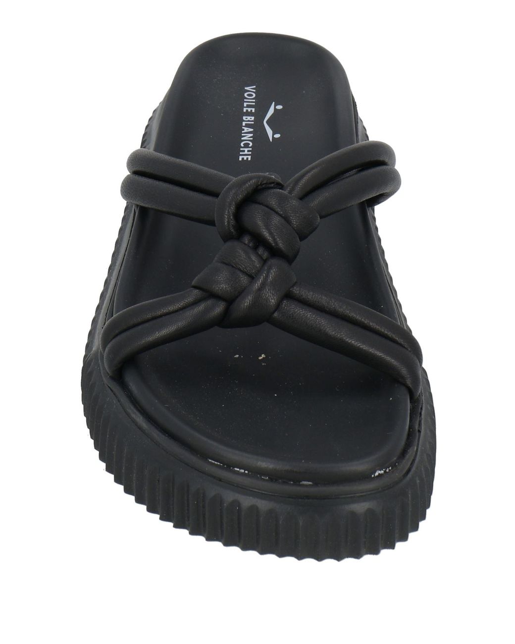Voile Blanche Black Sandals Leather
