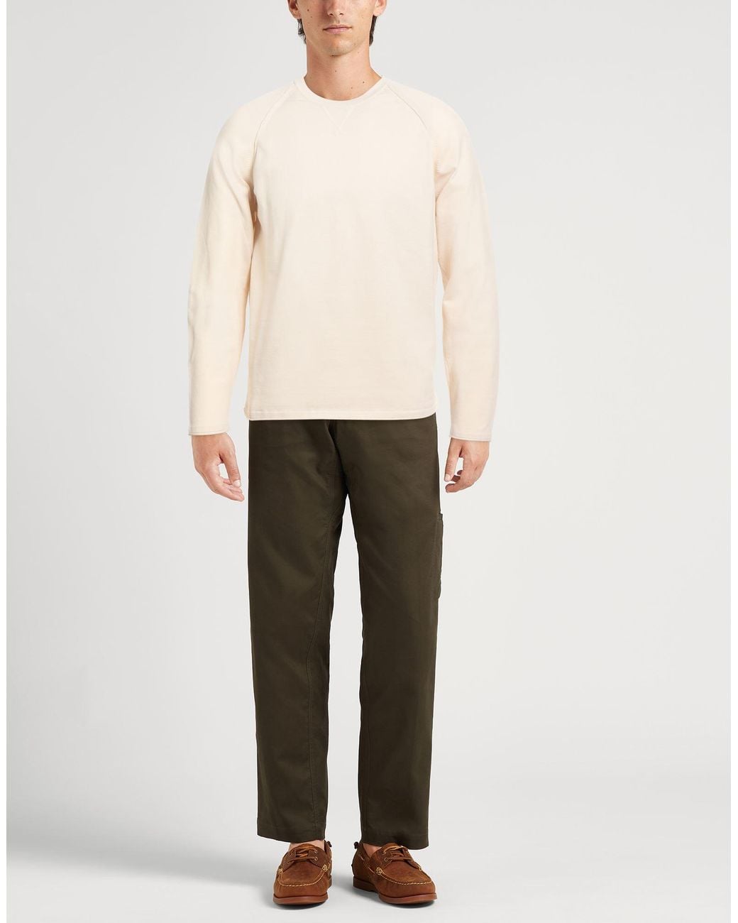 Alpha Studio White Jumper for men