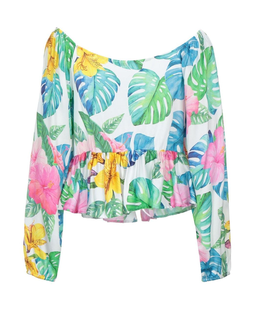 Mc2 Saint Barth Blue Top Viscose