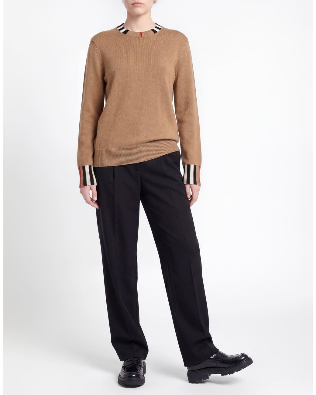 Pullover Burberry de color Brown