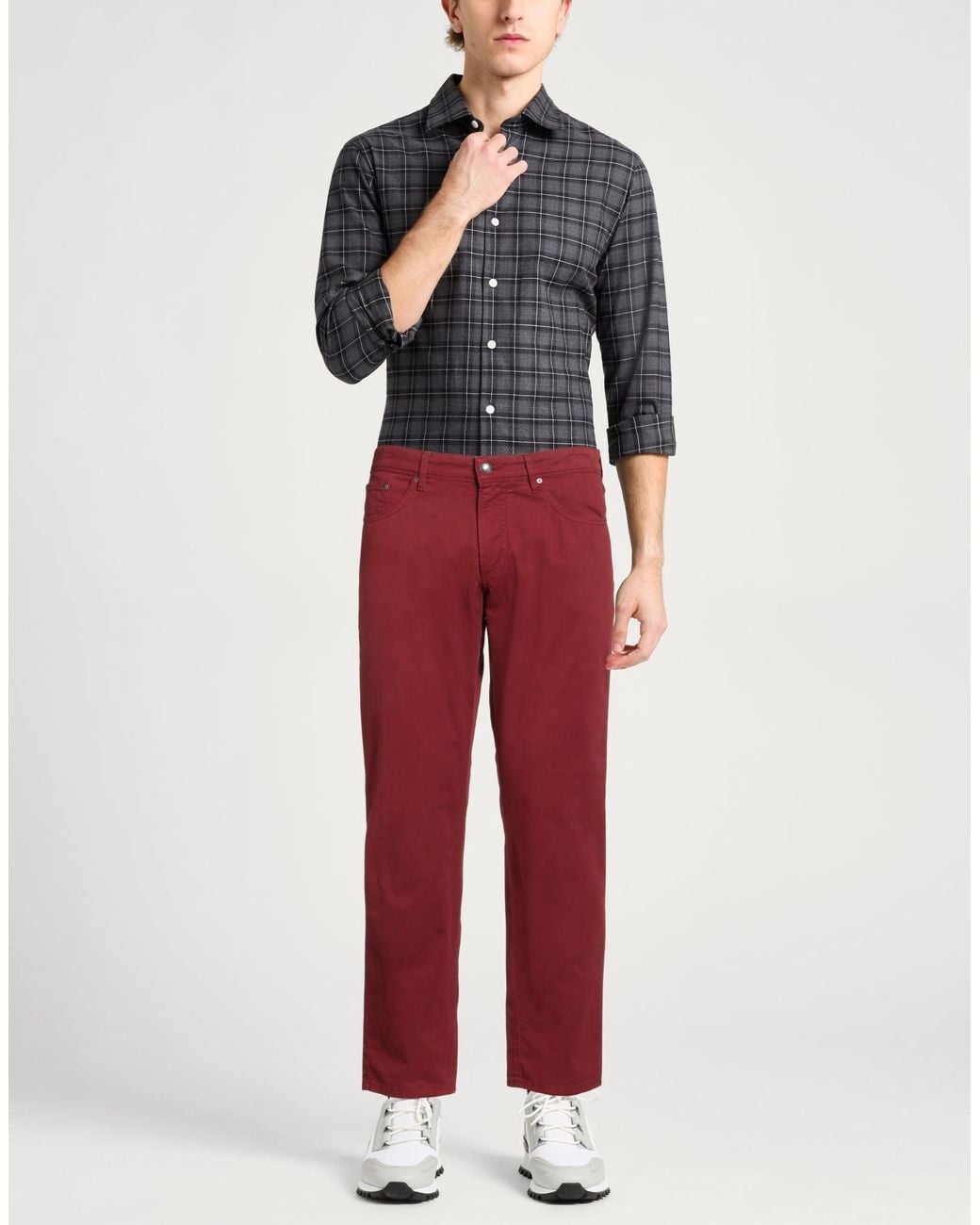 Hackett Red Earth Pants Cotton, Elastane for men