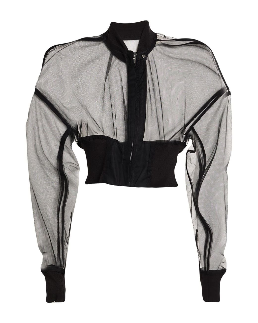 Rick Owens Gray Jacket Polyamide