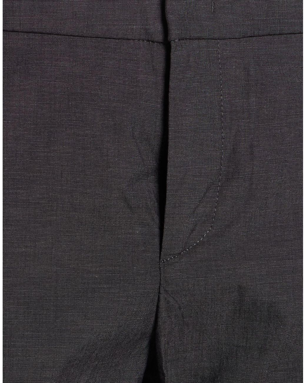 Dondup Gray Charcoal Pants Cotton, Elastane for men
