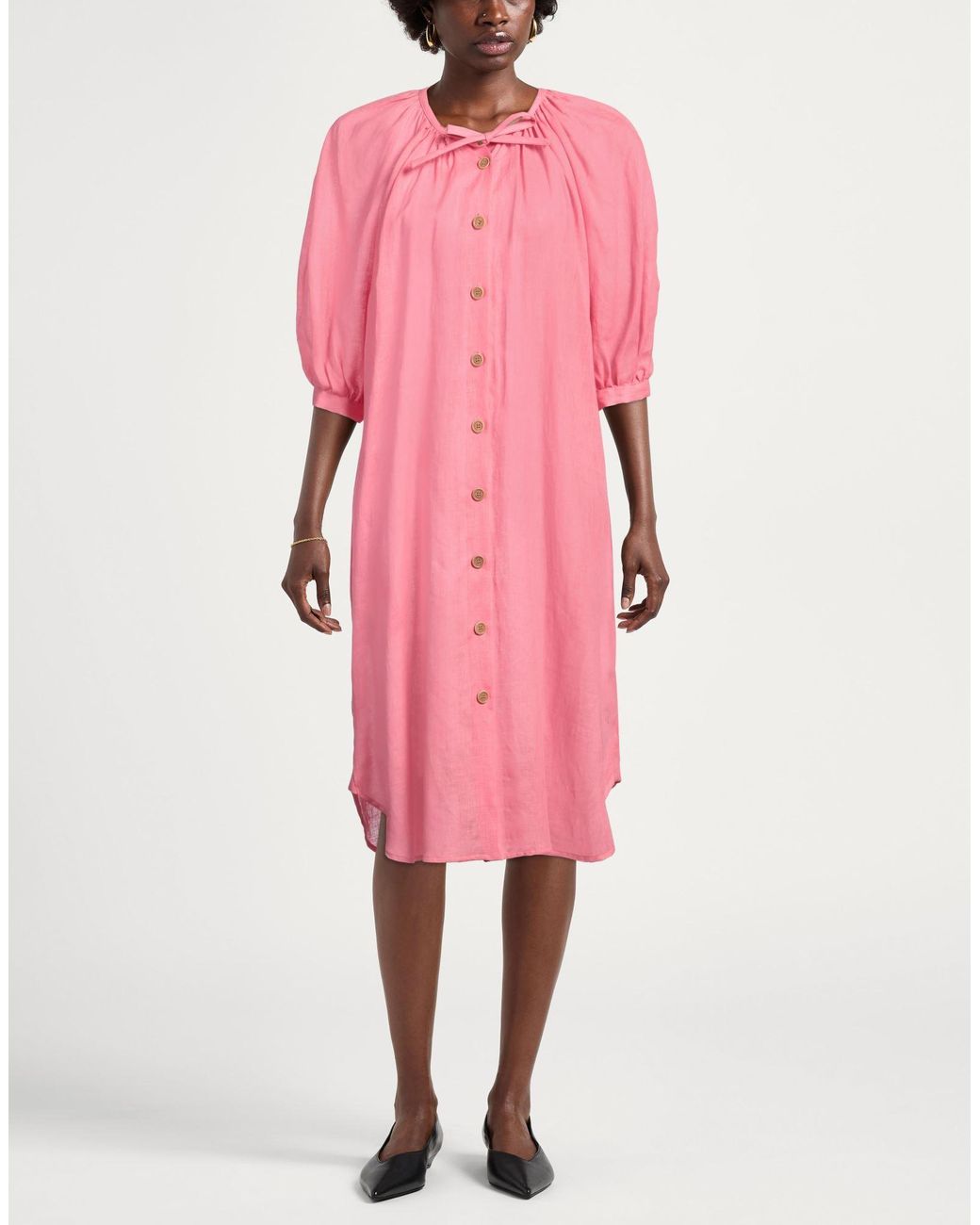 Ballantyne Pink Midi Dress