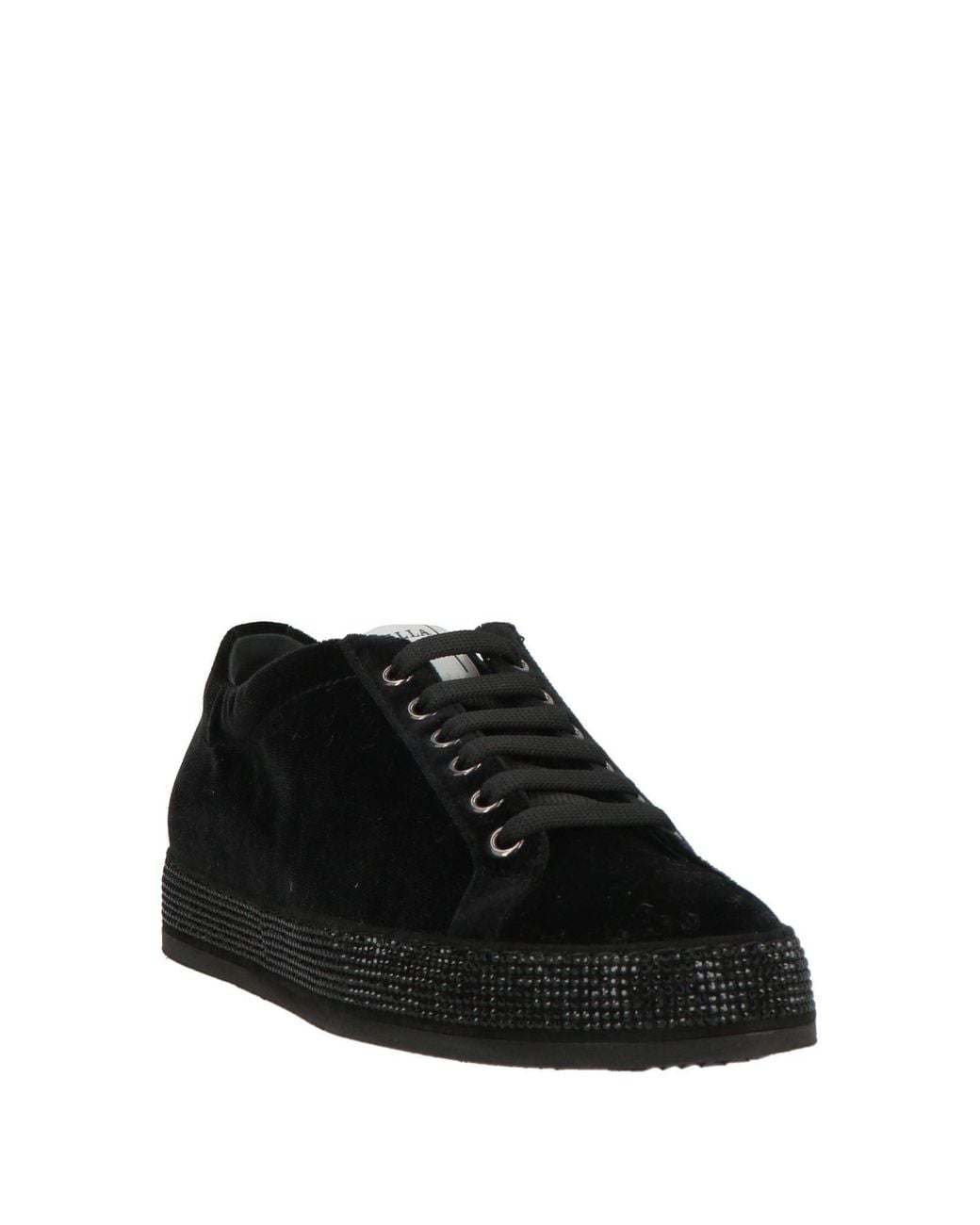 Le Silla Black Sneakers Textile Fibers