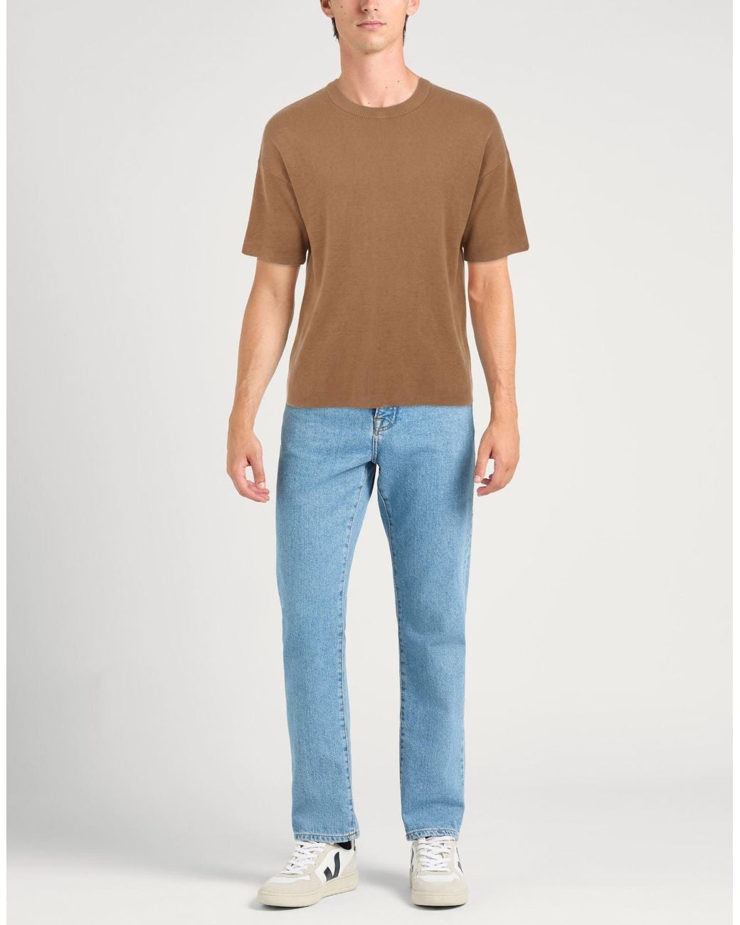 Alpha Studio Brown Jumper for men