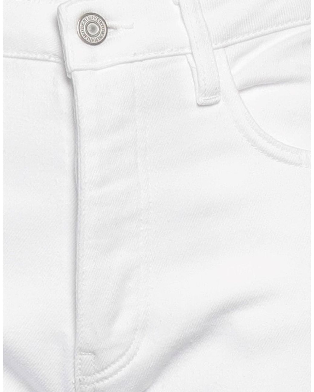 Reiko White Jeans Cotton, Elastane