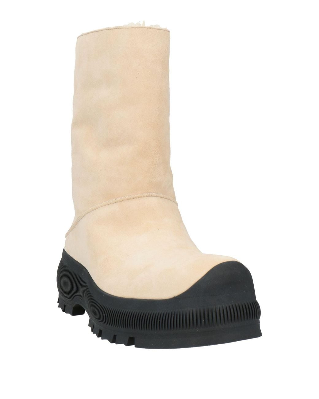 Jil Sander White Ankle Boots