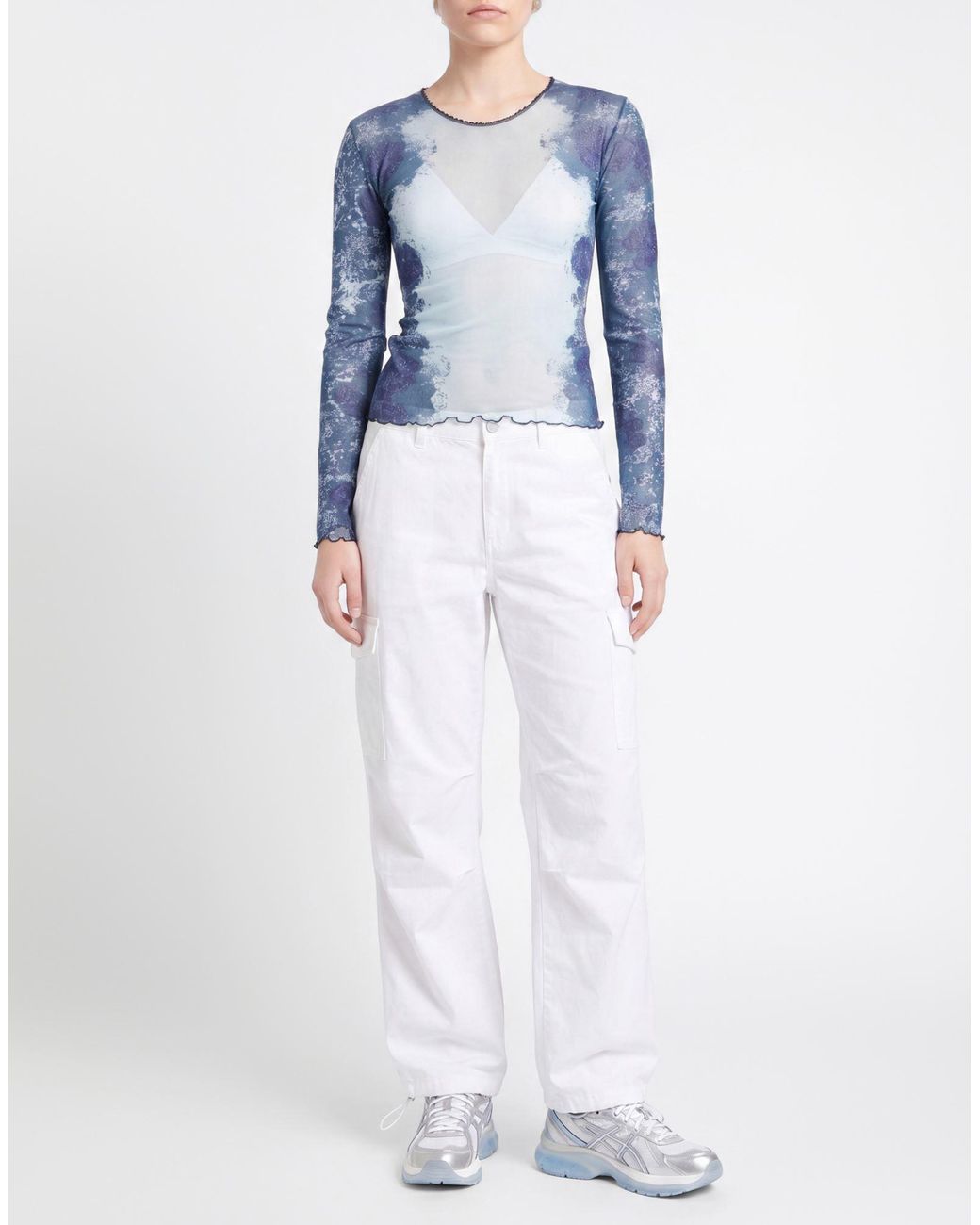 Blumarine Blue Top Polyamide