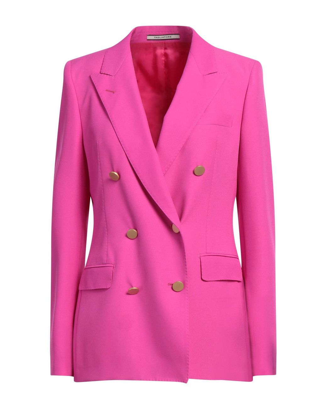 Tagliatore 0205 Pink Fuchsia Blazer Polyester, Elastane