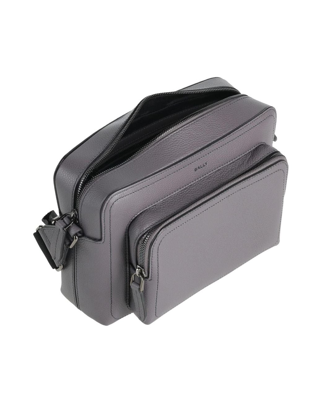 Bally Gray Cross-Body Bag Leather for men