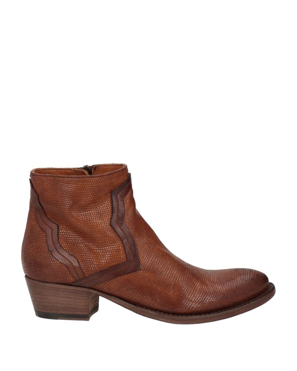 Pantanetti Brown Ankle Boots Leather