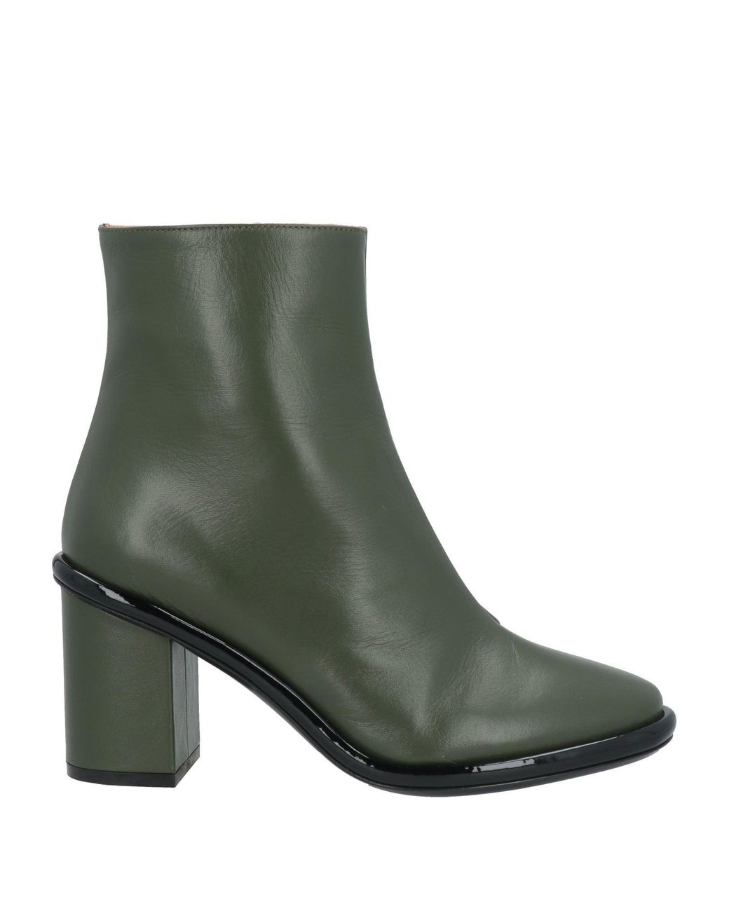 Roberto Festa Green Ankle Boots Leather