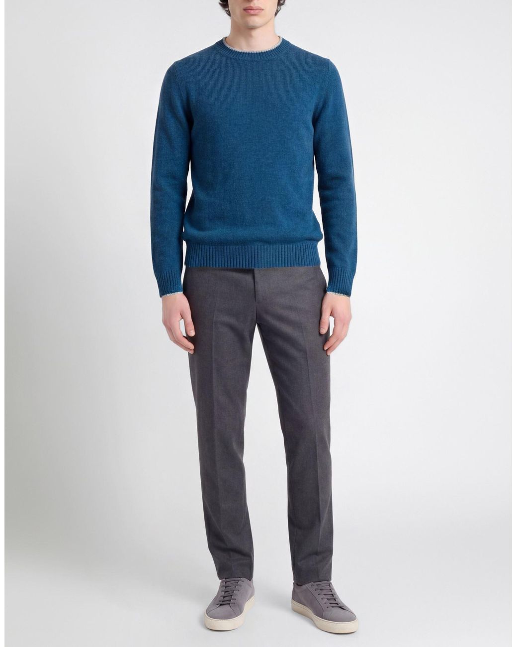 Gran Sasso Blue Jumper for men
