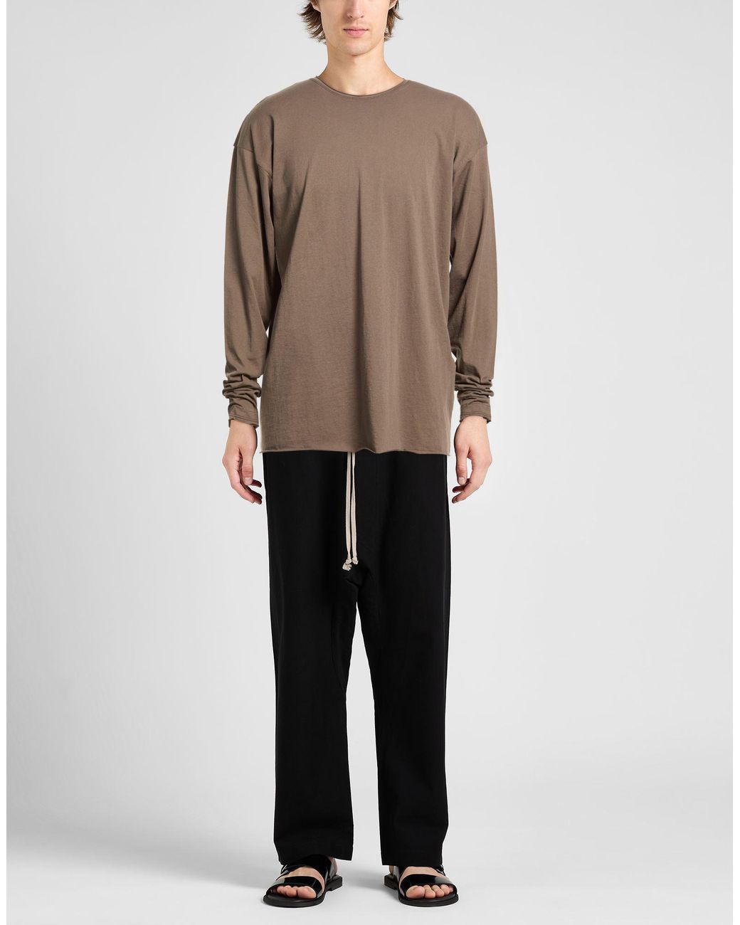Isabel Benenato Brown T-Shirts for men