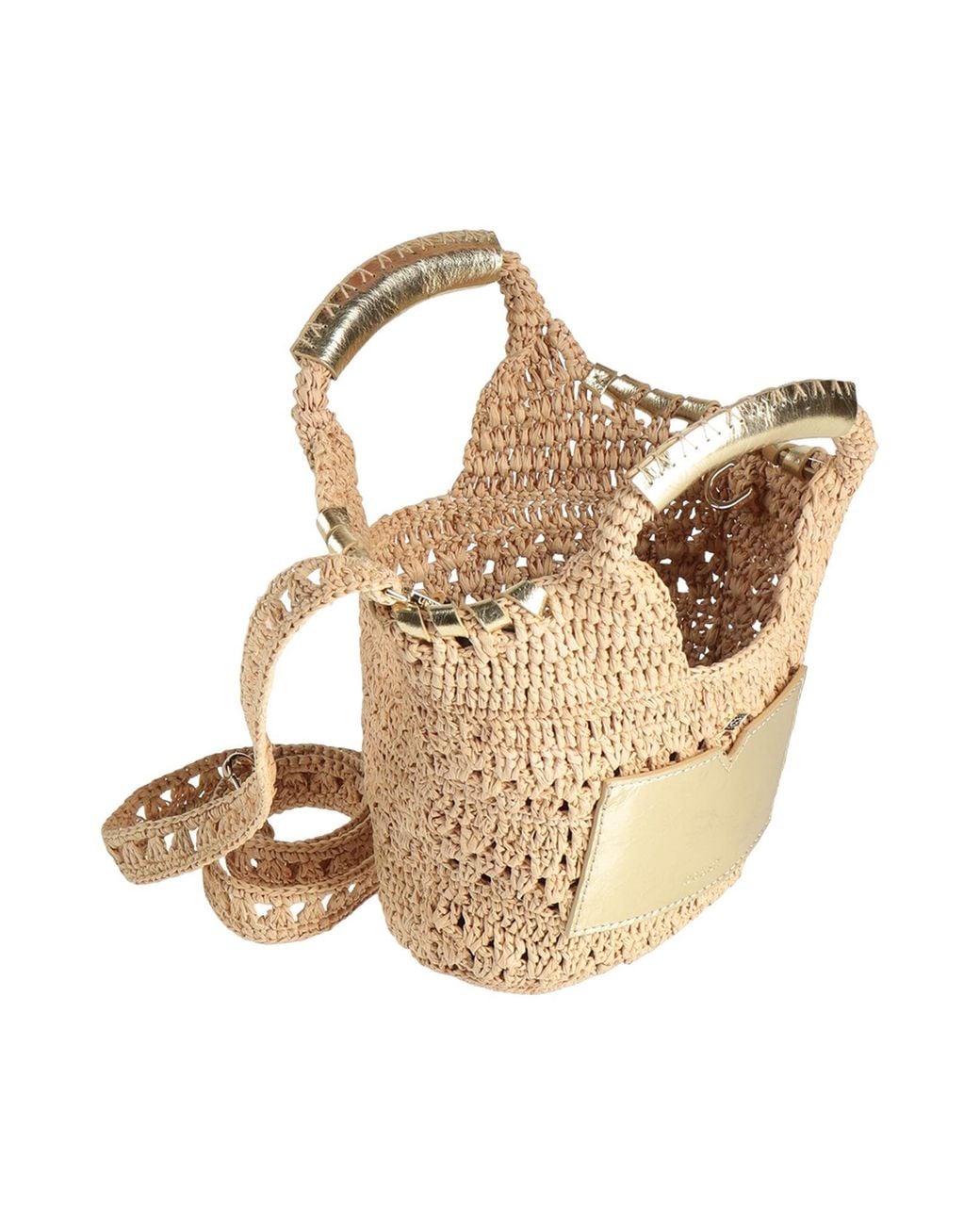 Ba&sh Metallic Handbag