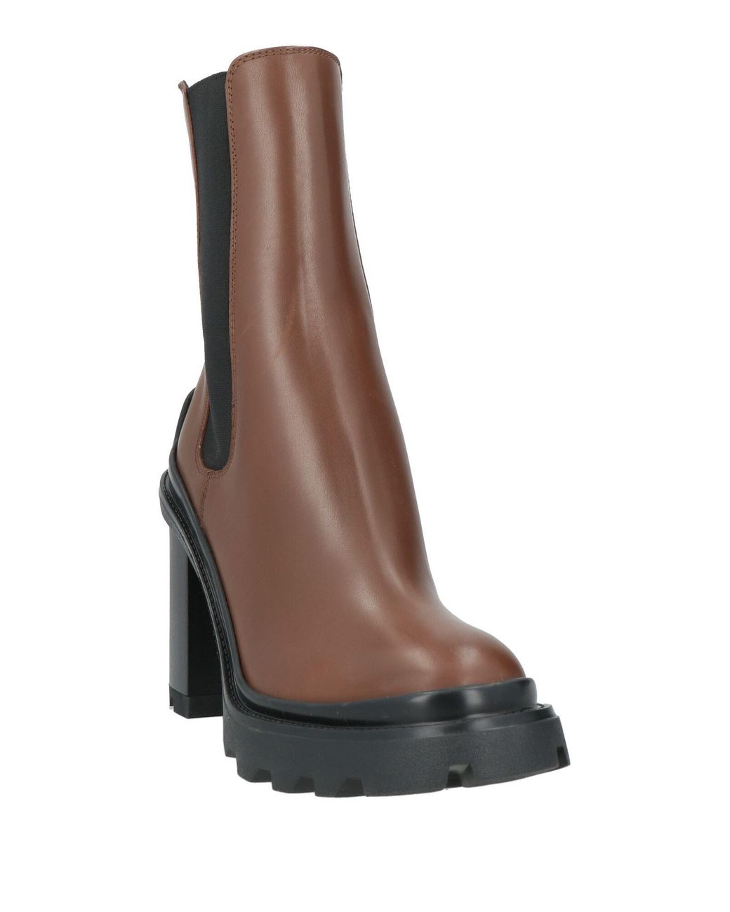 Tod's Brown Ankle Boots Leather