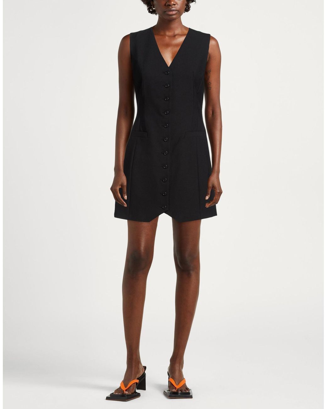 Ottod'Ame Black Mini Dress