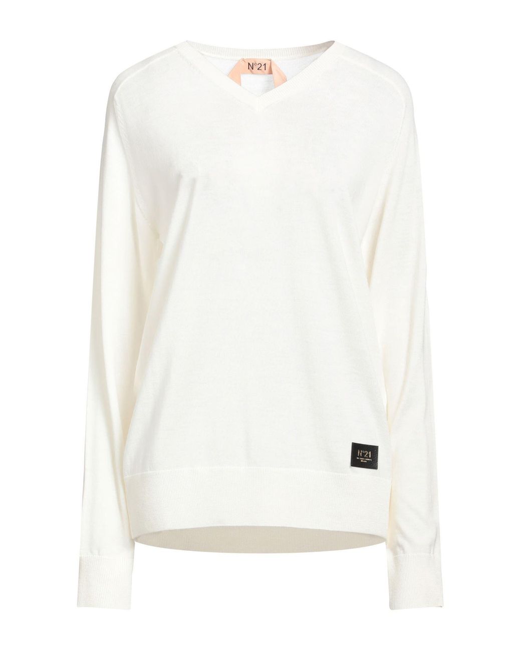 Pullover N°21 en coloris White