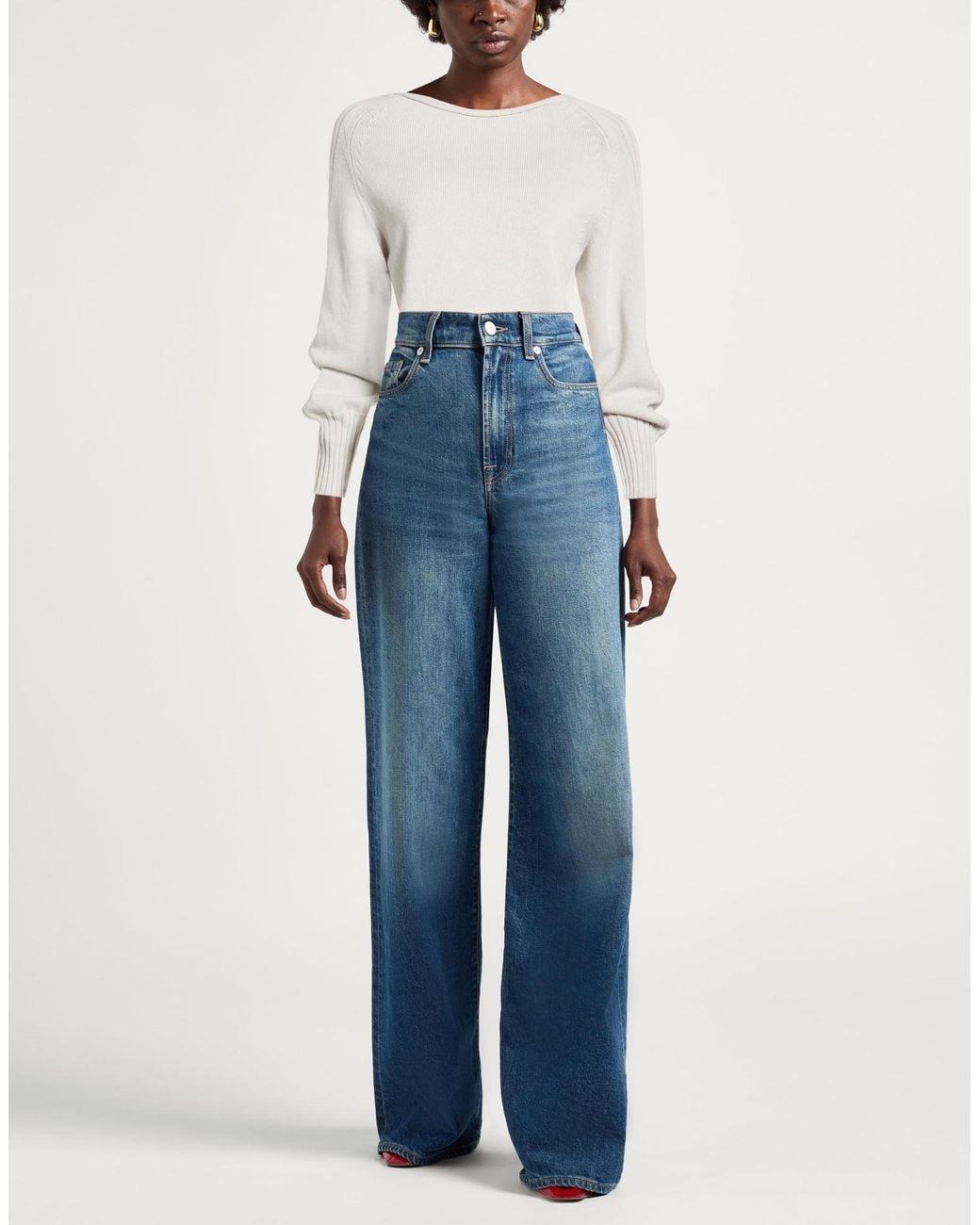 Pullover Alpha Studio en coloris Natural