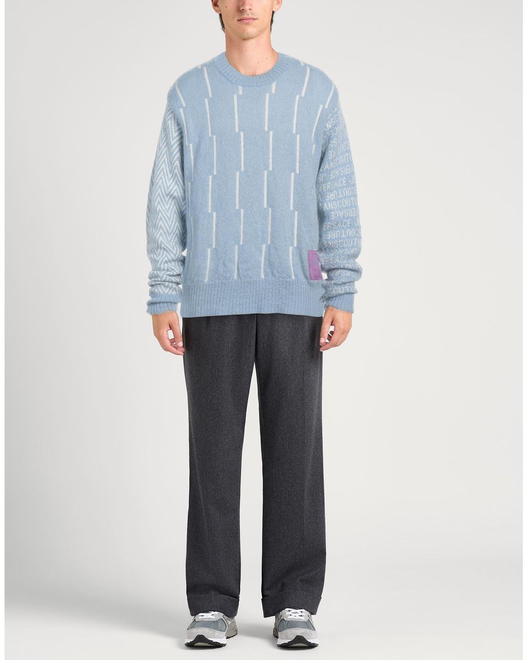 Pullover Versace Jeans Couture de hombre de color Blue