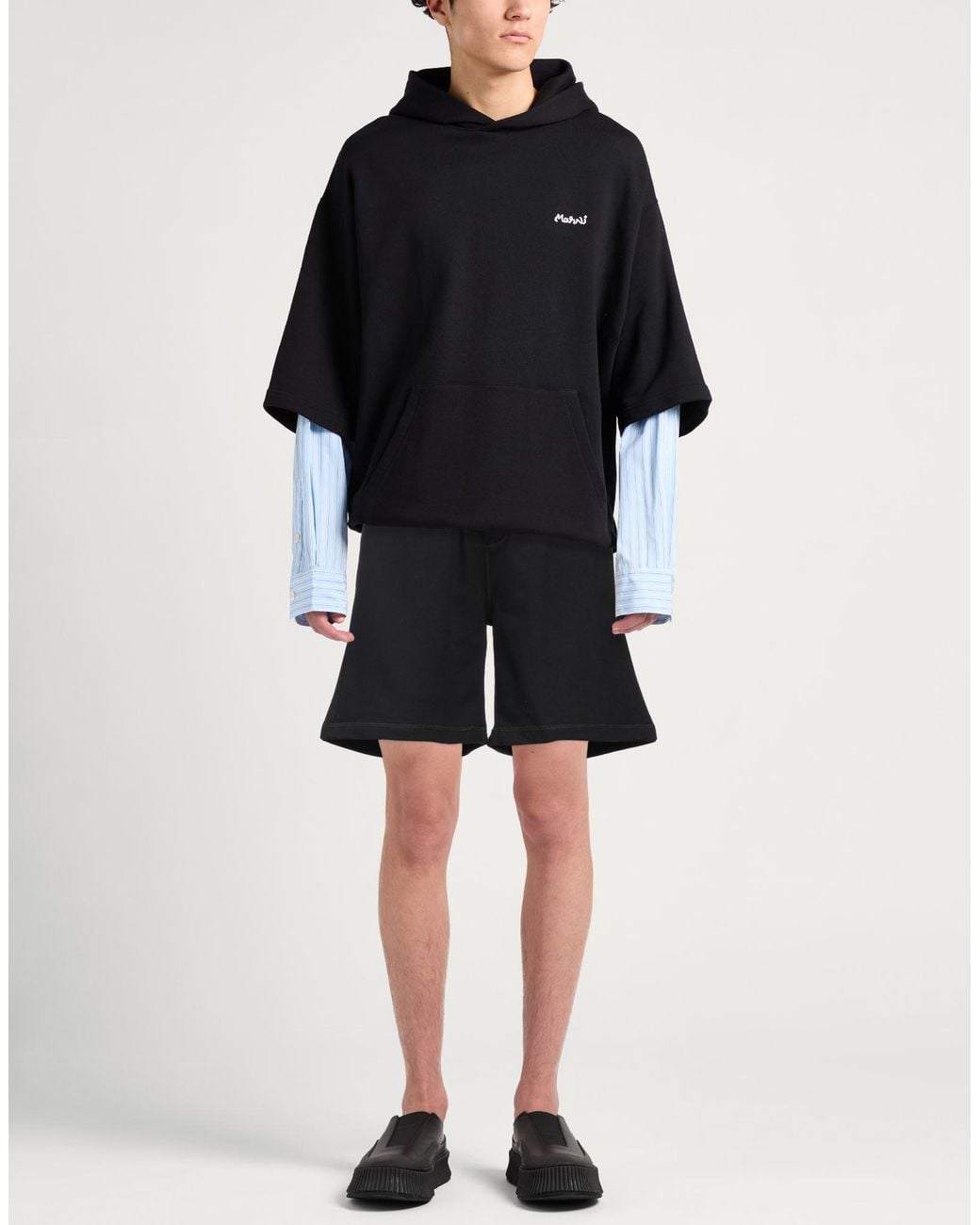 DSquared² Black Shorts & Bermuda Shorts Cotton, Elastane for men