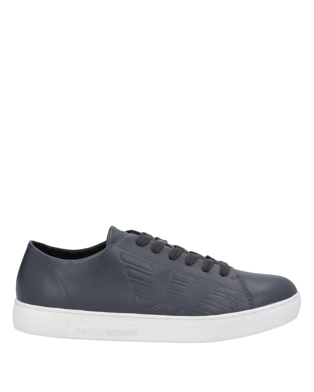 Emporio Armani Low-tops & Sneakers in Grey (Gray) for Men - Lyst