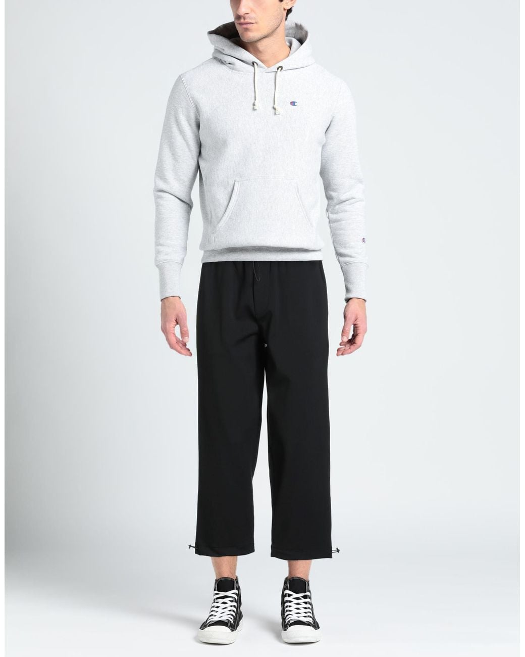 Costumein Black Pants Polyamide, Elastane for men