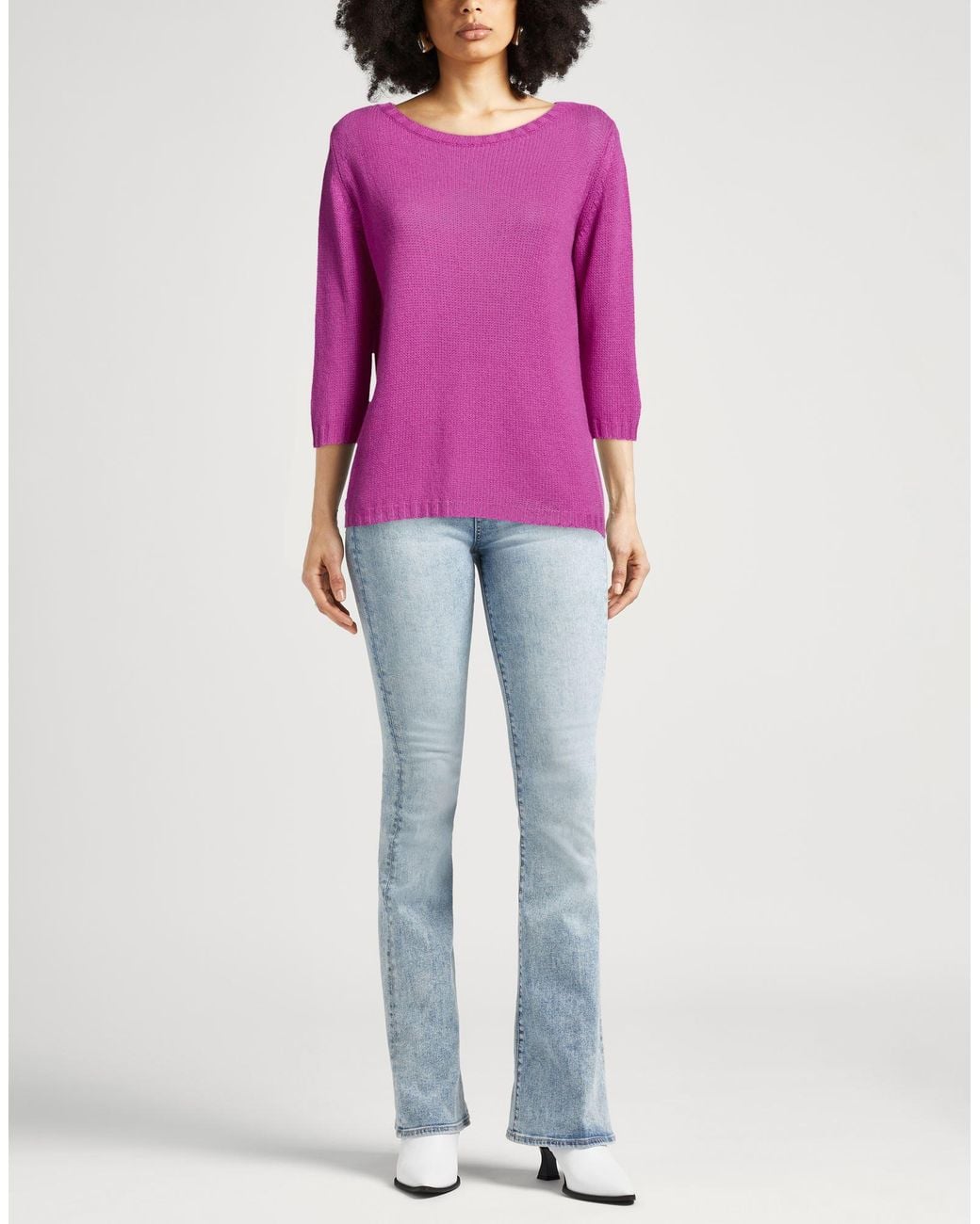 Lamberto Losani Purple Sweater Cashmere