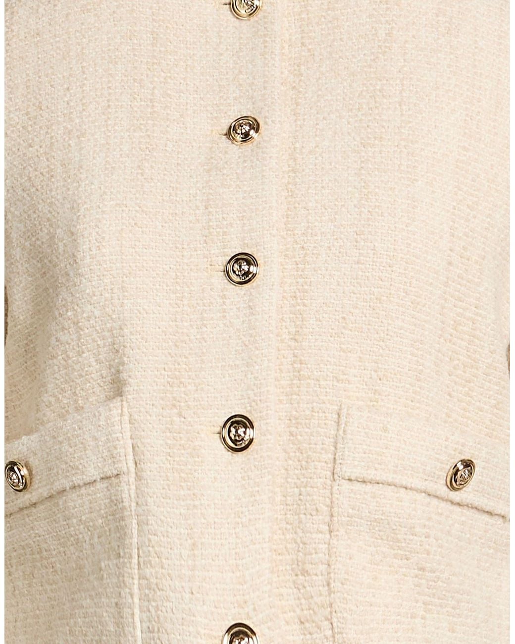 Maje Natural Jacket Polyester, Acrylic, Wool, Polyamide