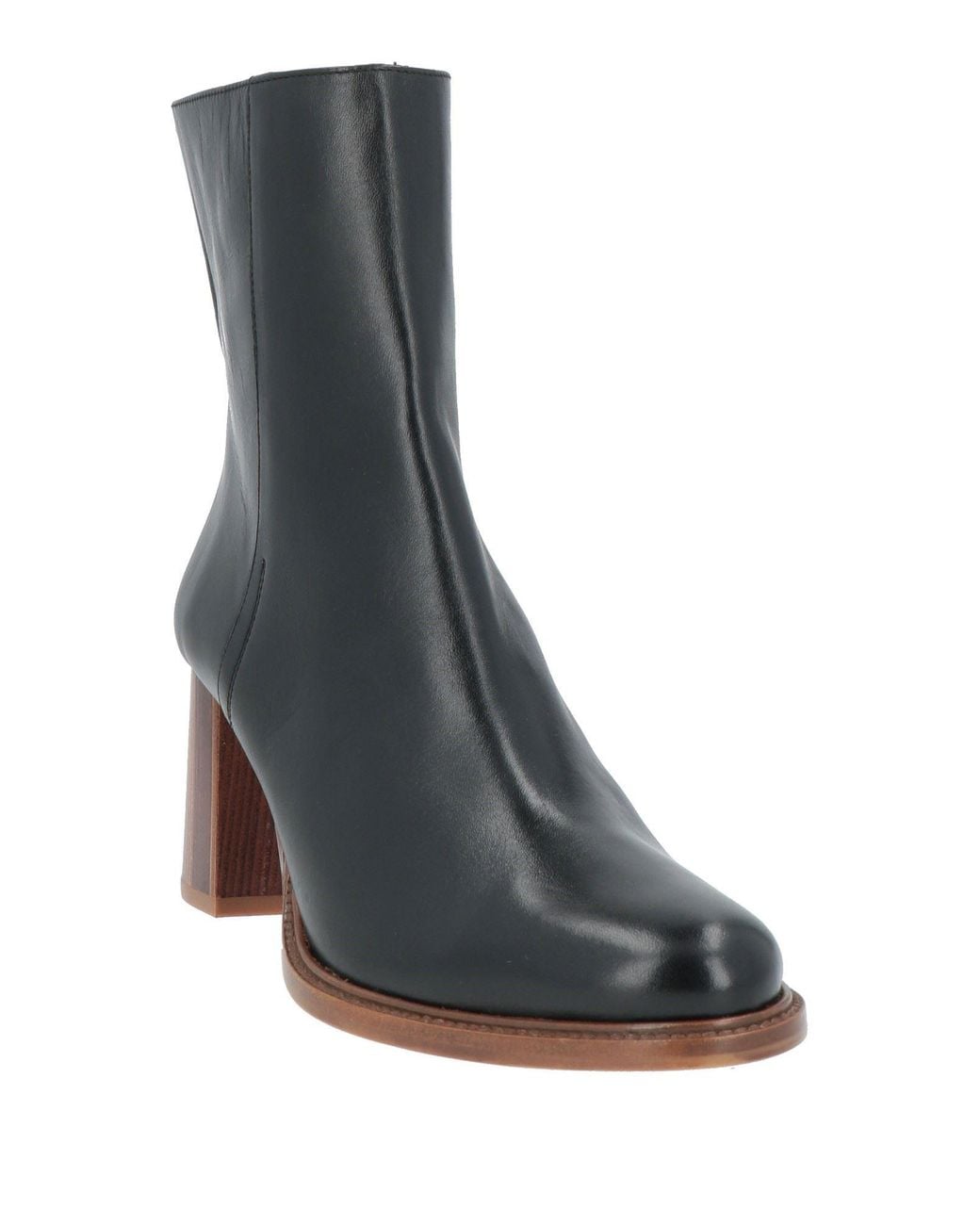Zinda Black Ankle Boots Leather