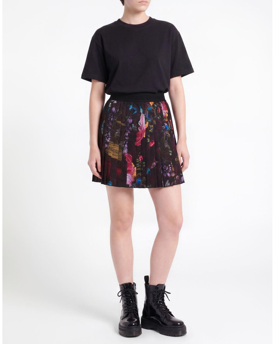 Versace Jeans Couture Black Mini Skirts