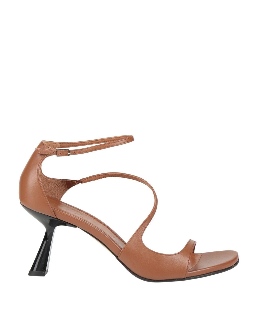 Souliers Martinez Pink Tan Sandals Leather