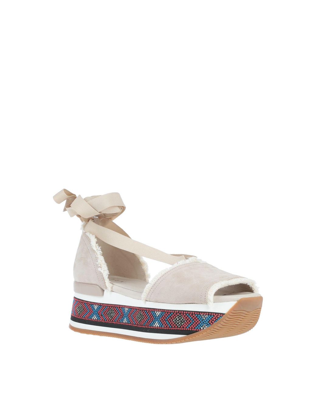 Hogan White Sandals