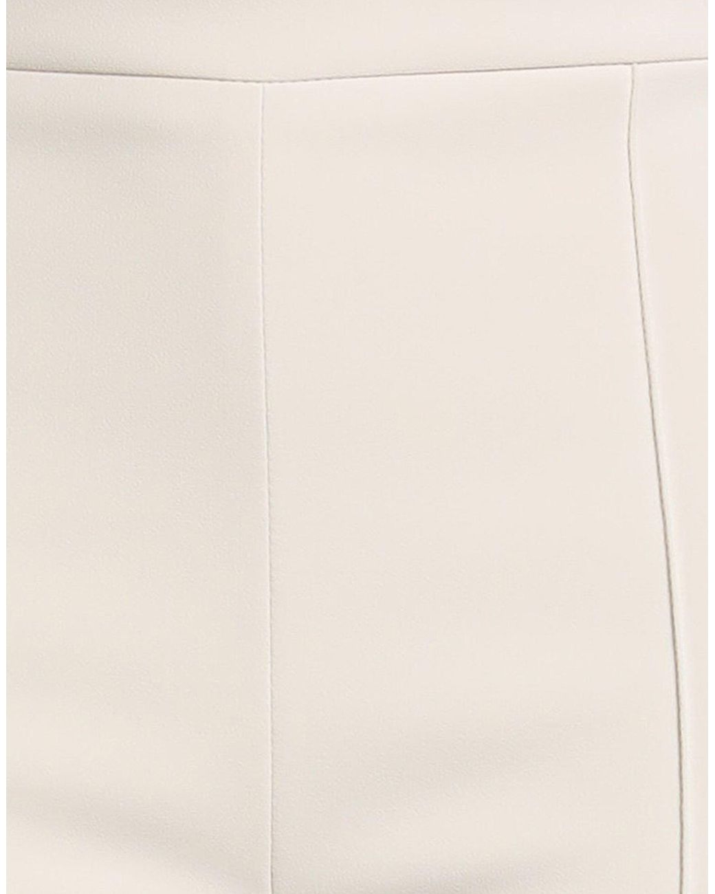 Elisabetta Franchi White Pants Polyester, Elastane