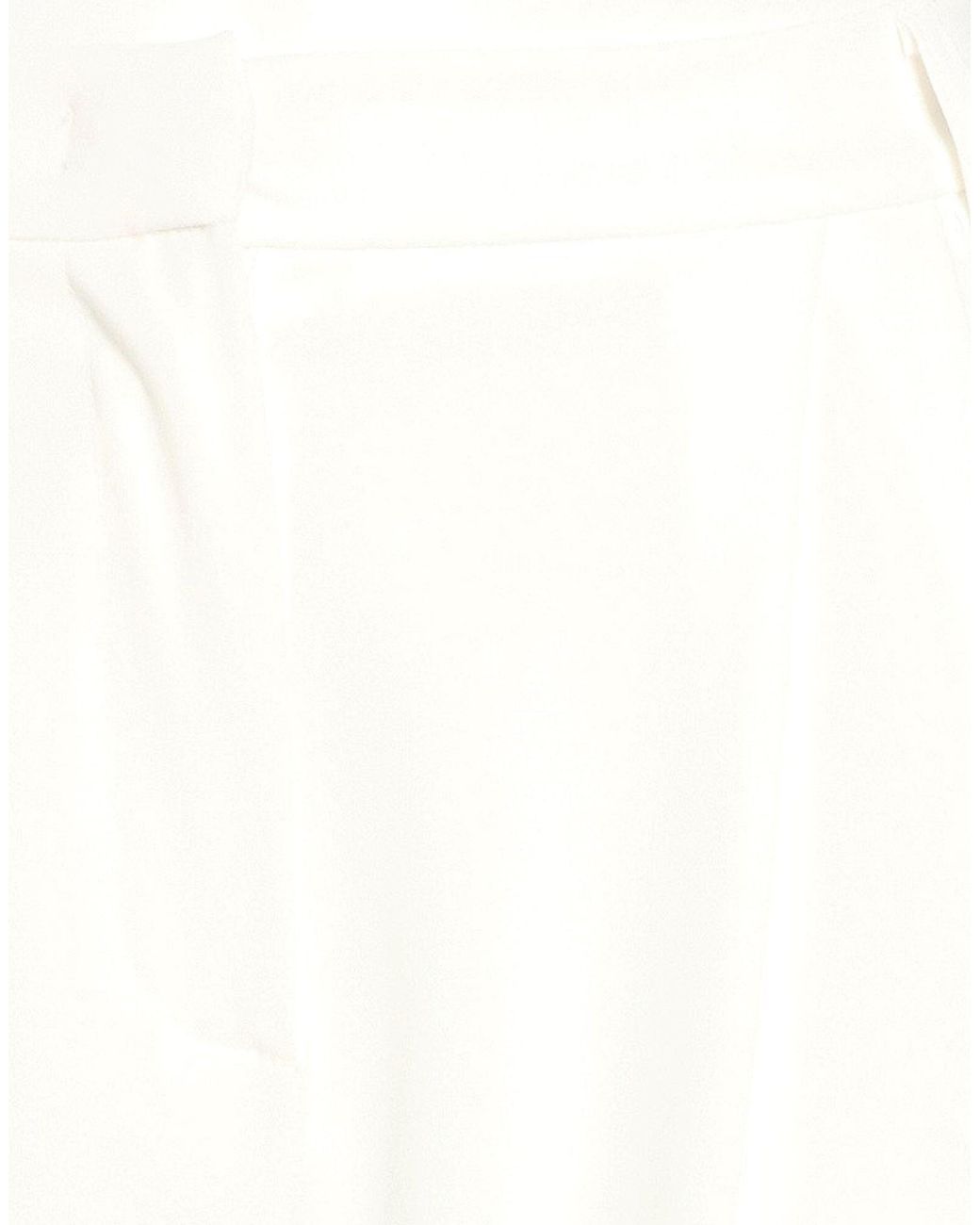Kaos White Pants Polyester, Viscose, Elastane