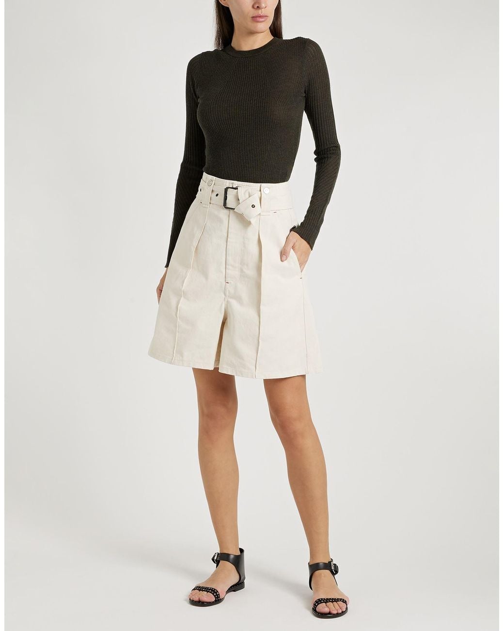 Isabel Marant Natural Denim Shorts