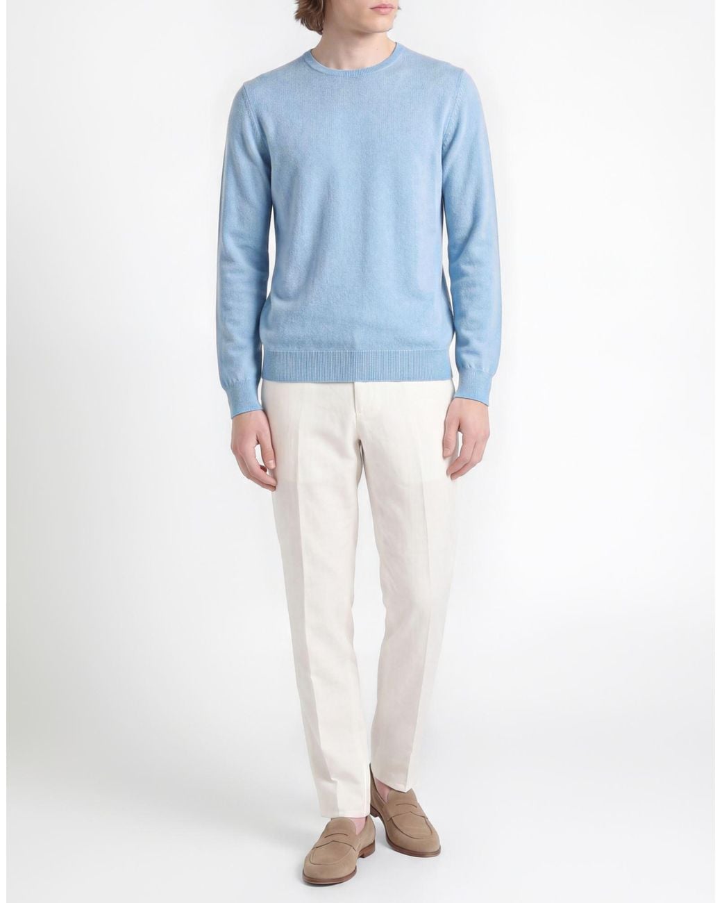 Boglioli Blue Sweater Cashmere for men