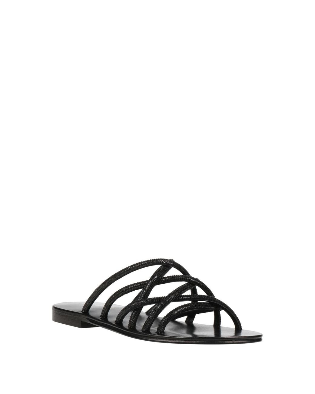 Emanuélle Vee White Sandals Textile Fibers