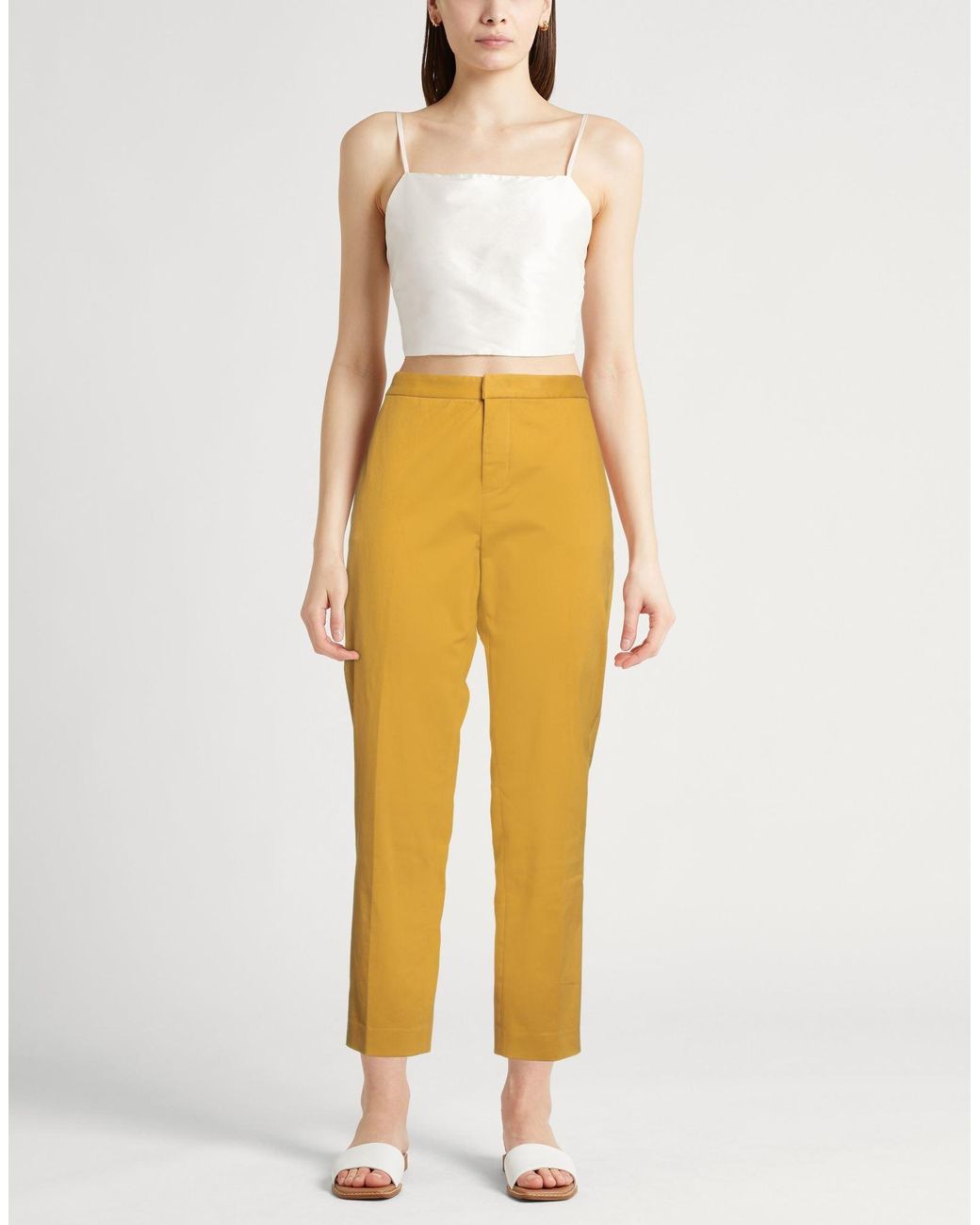 Fabiana Filippi Yellow Trouser