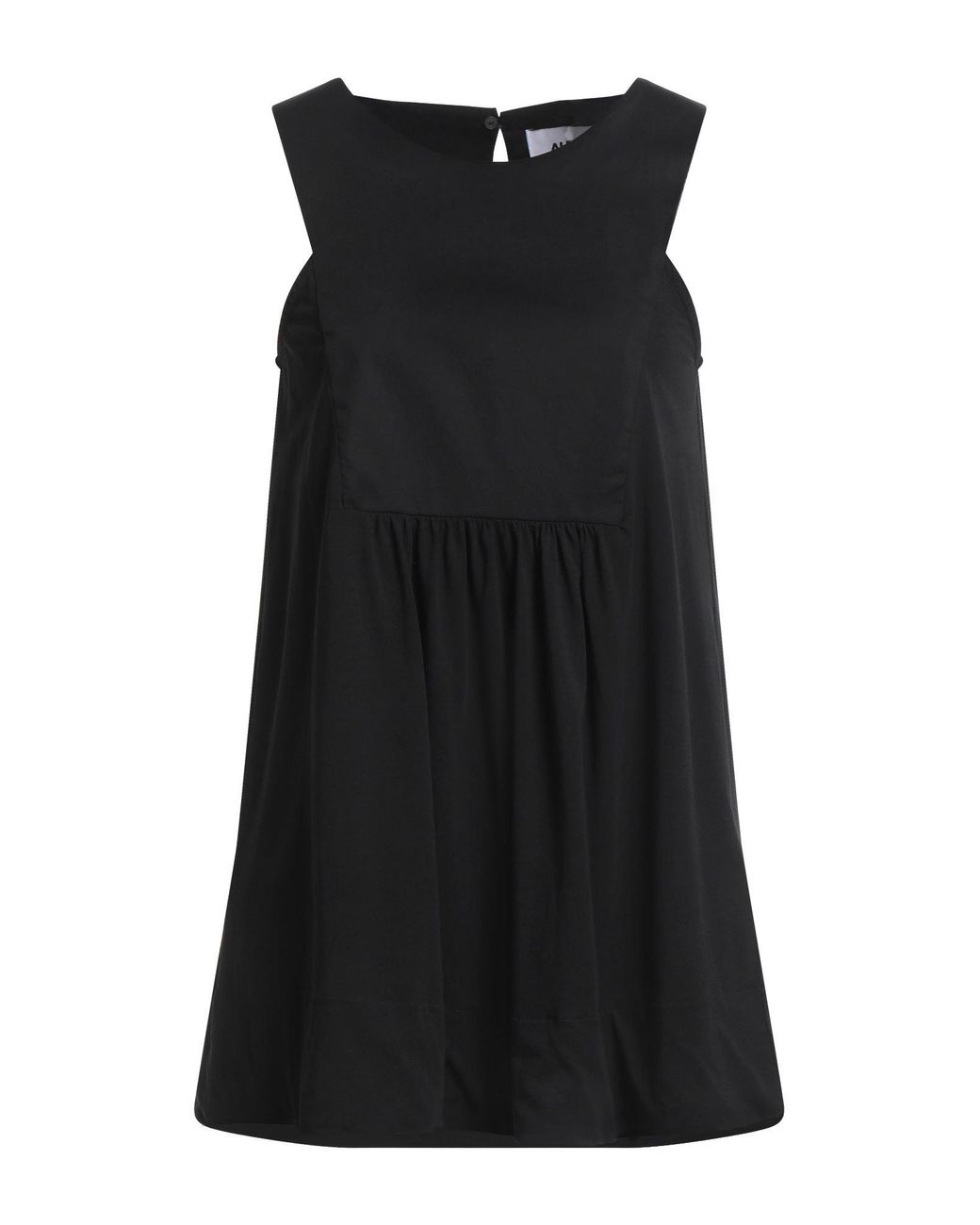 Alpha Studio Black Top Cotton, Elastane