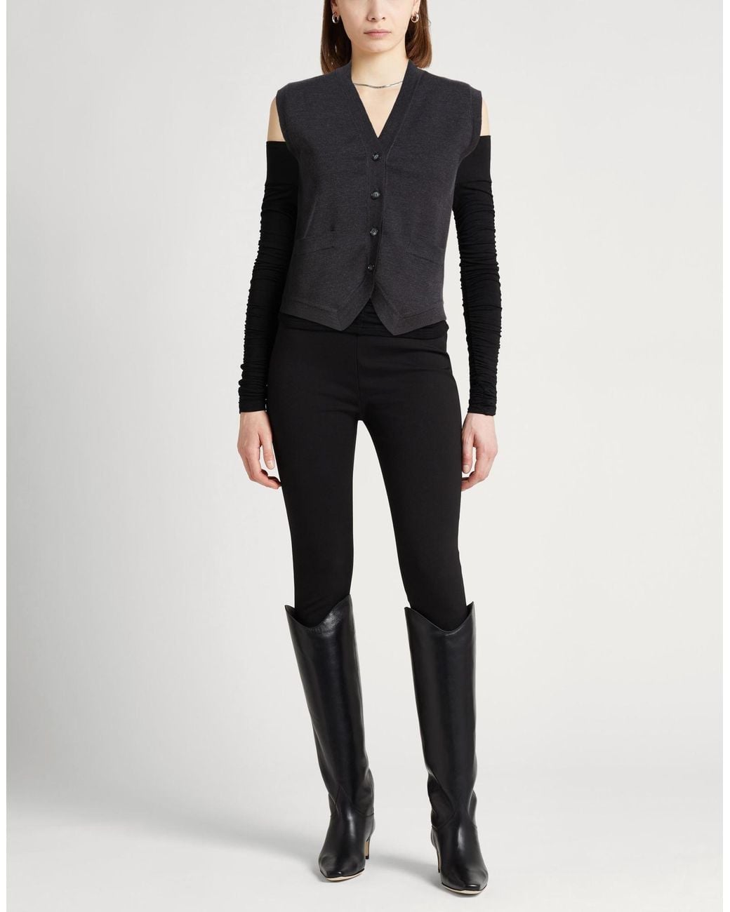Anna Molinari Black Cardigan