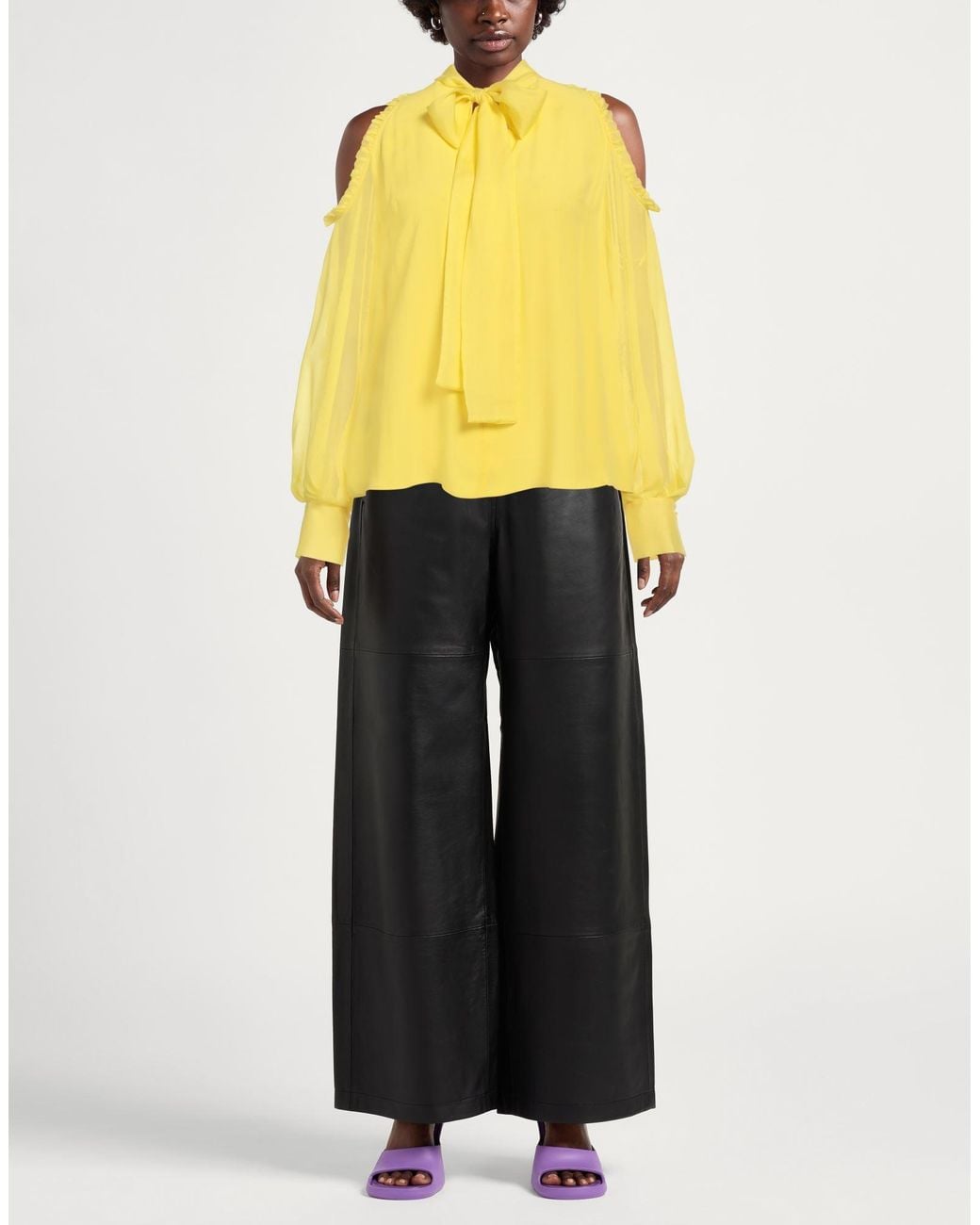 Pinko Yellow Top Acetate, Silk