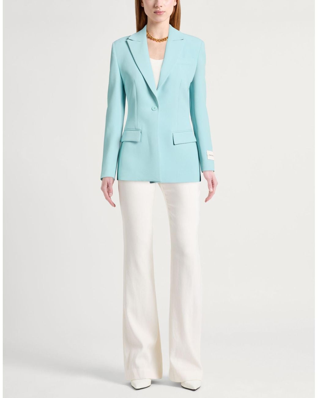 hinnominate Blue Blazer Polyester, Elastane
