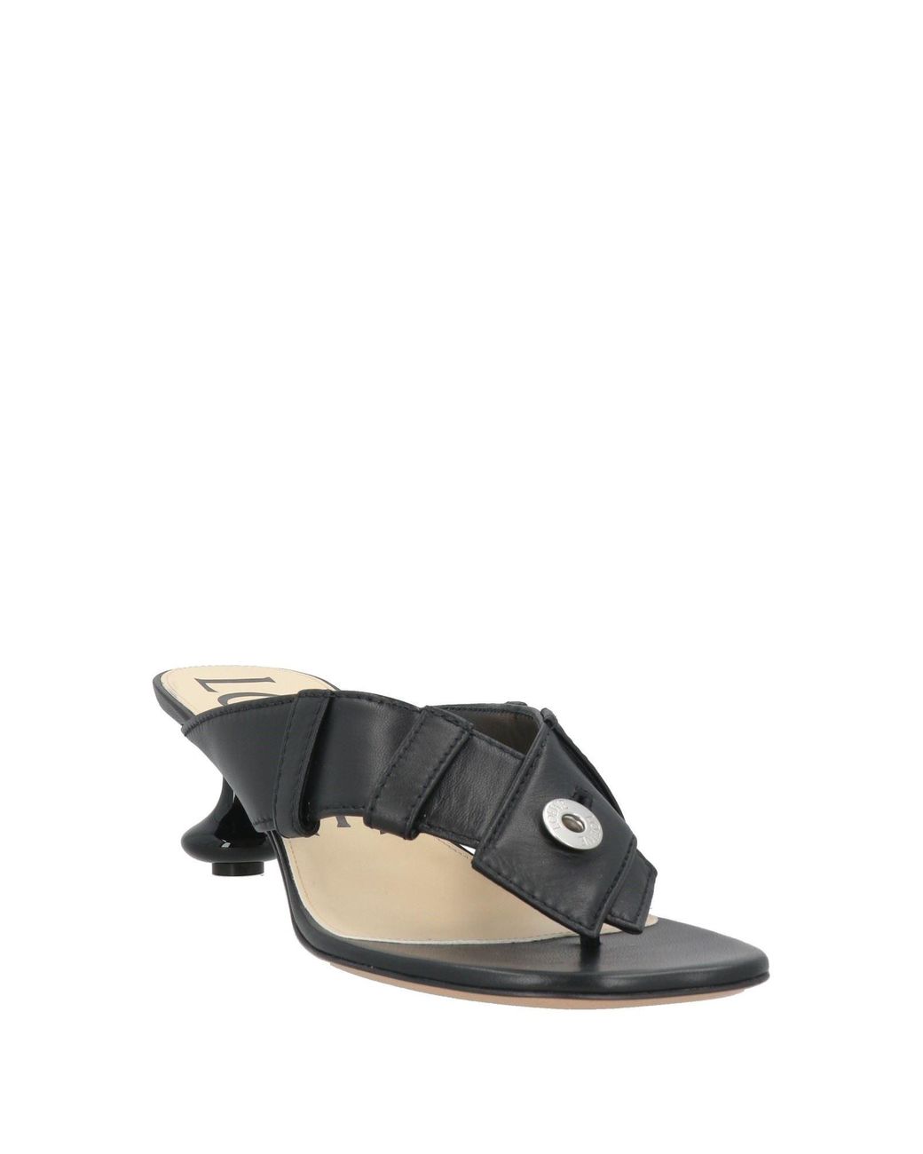 Loewe White Thong Sandal