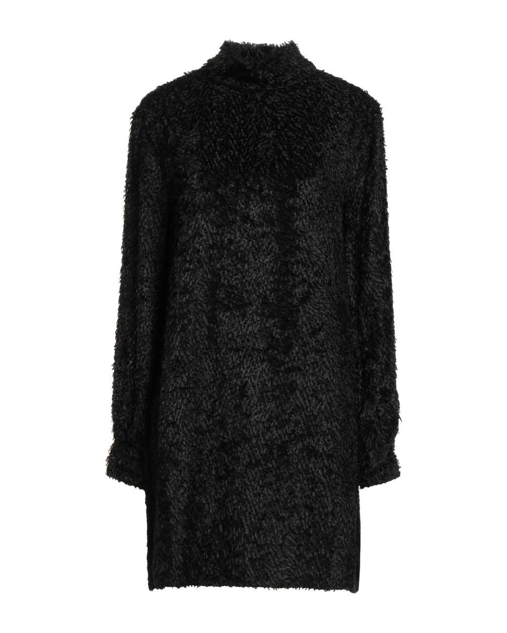 Massimo Alba Black Mini Dress Viscose, Silk
