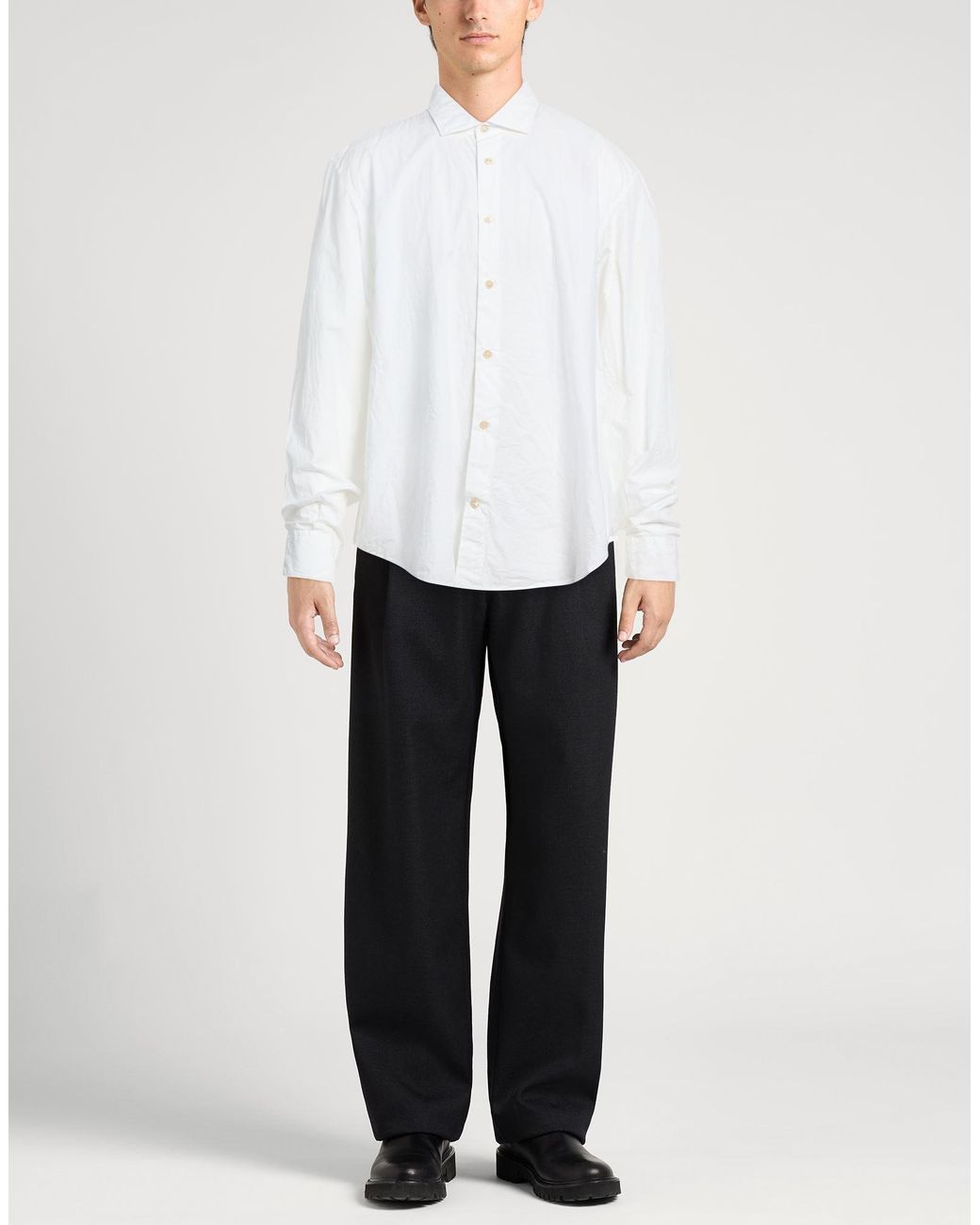 Camisa Eleventy de hombre de color White