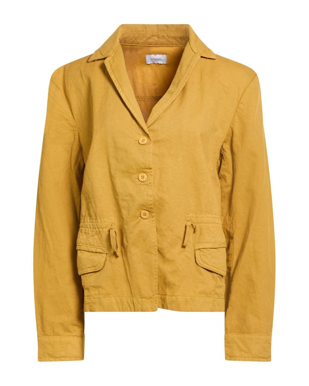 40weft Yellow Jacket Cotton, Linen, Elastane