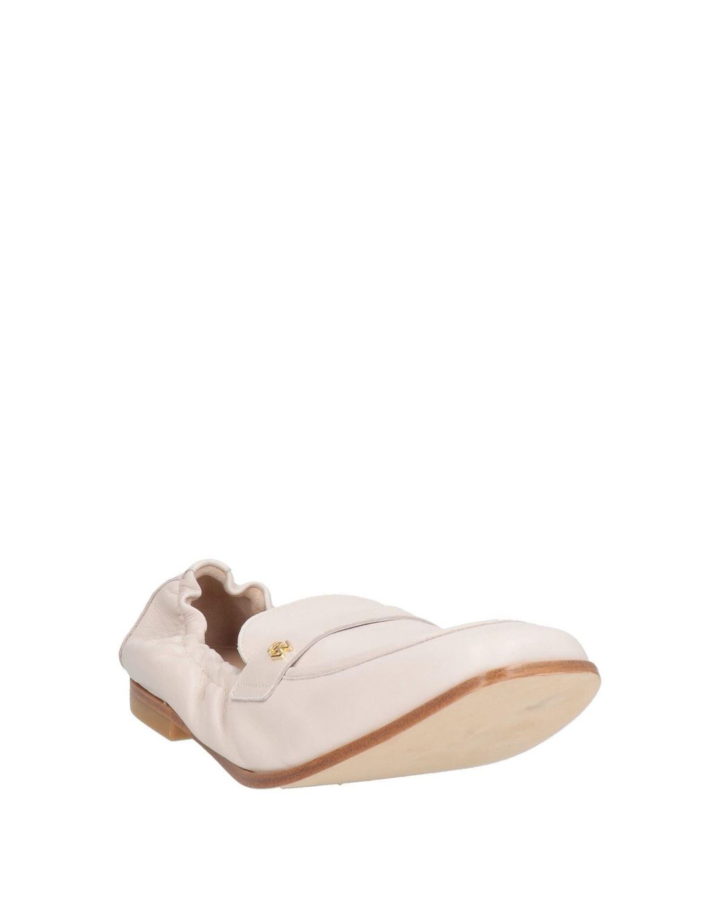 Stuart Weitzman Natural Loafers Leather